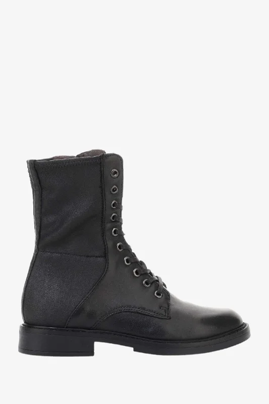 MJUS 81201 BLACK LEATHER BOOT