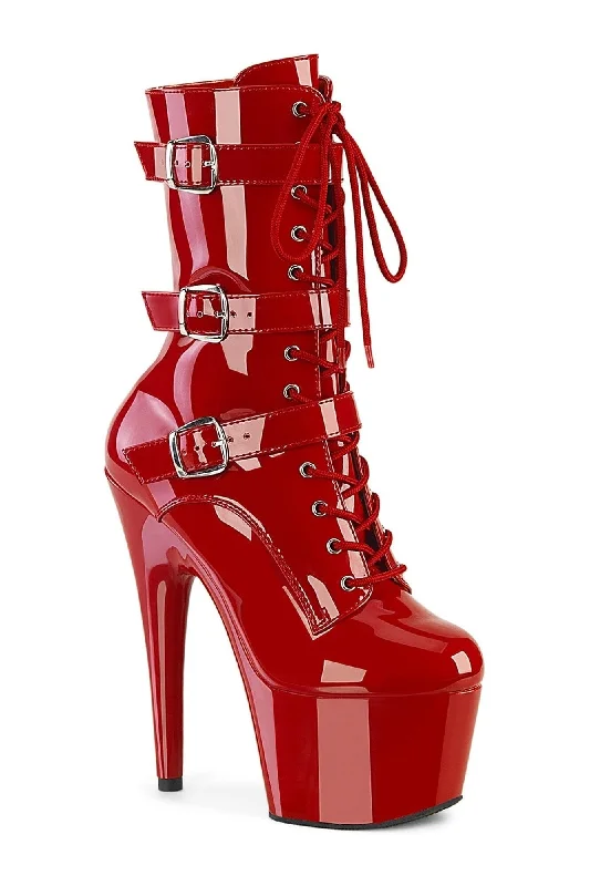 ADORE-1043 Red Patent Ankle Boot