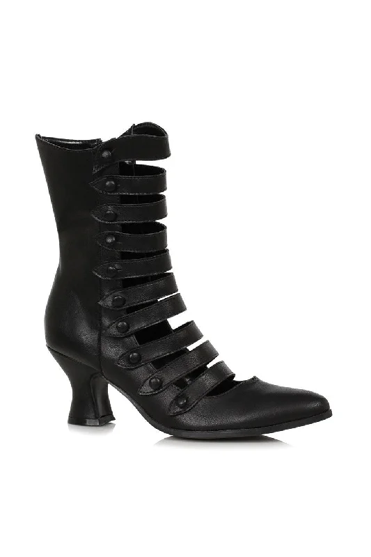 Ellie 253-AVA 2.5" Heel Victorian Ankle Boot