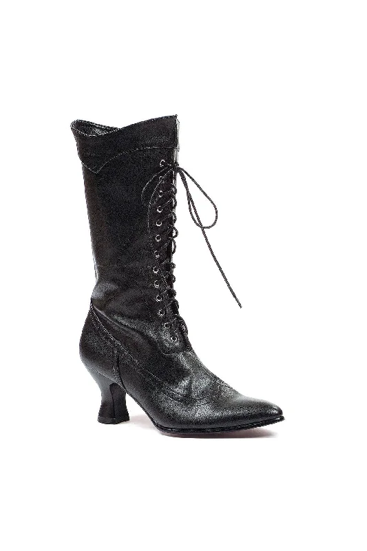 Ellie 253-AMELIA 2.5" Zippered Ankle Boot