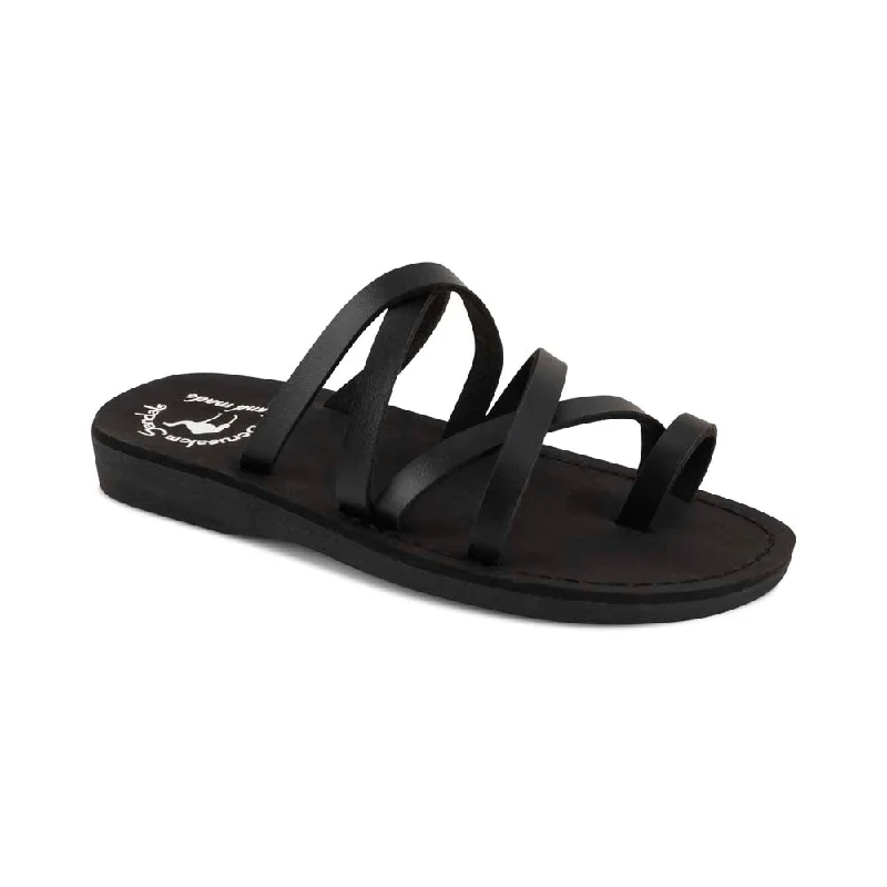 Ariel Vegan - Leather Alternative Sandal | Black