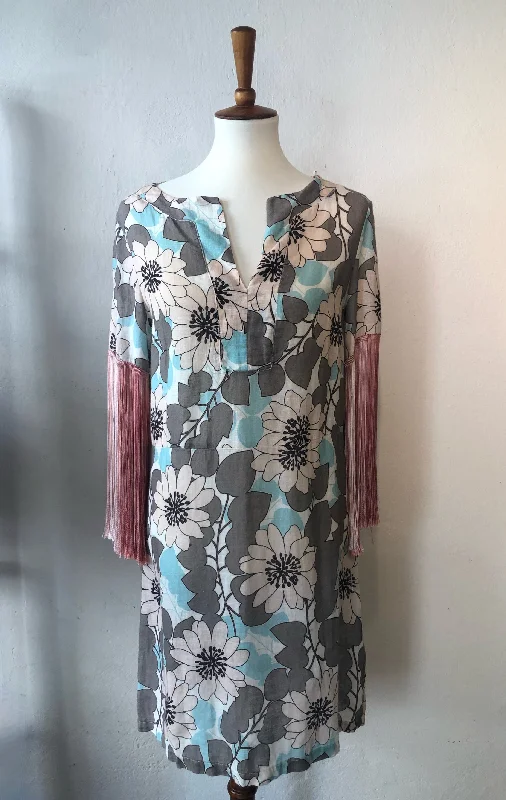 Flower fringe dress  FINAL SALE