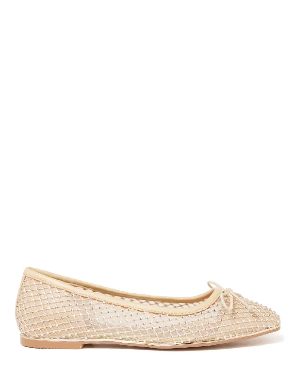 Josefine Diamante Mesh Flat Ballet Pump