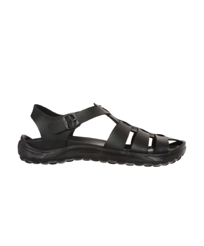 MBT Haru Black/Black Mens Recovery Sandals