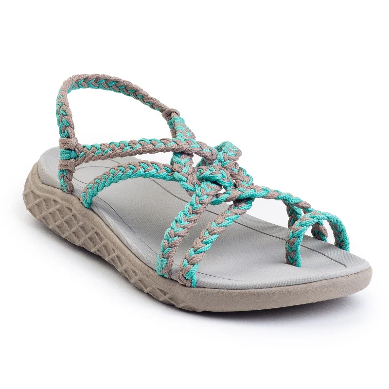 Plaka Explore Walking and Hiking Sandals | Turquoise Brazilian Sand