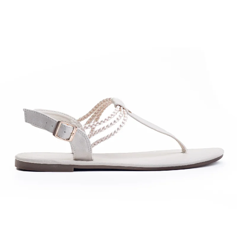 Plaka Rappel Flat Thong Sandals | Stone