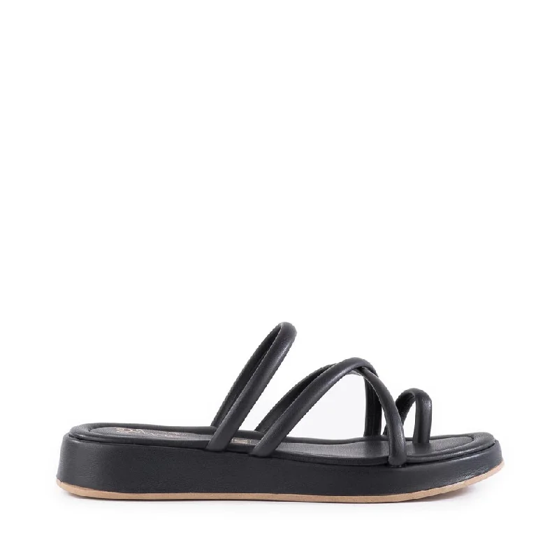 Rule The World Sandal in Black from Seychelles