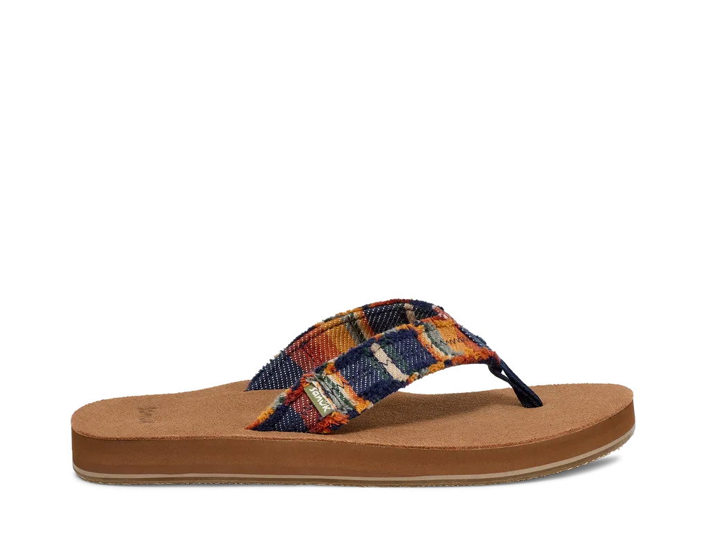 Sanuk Mens Sandals Fraid Not Blanket