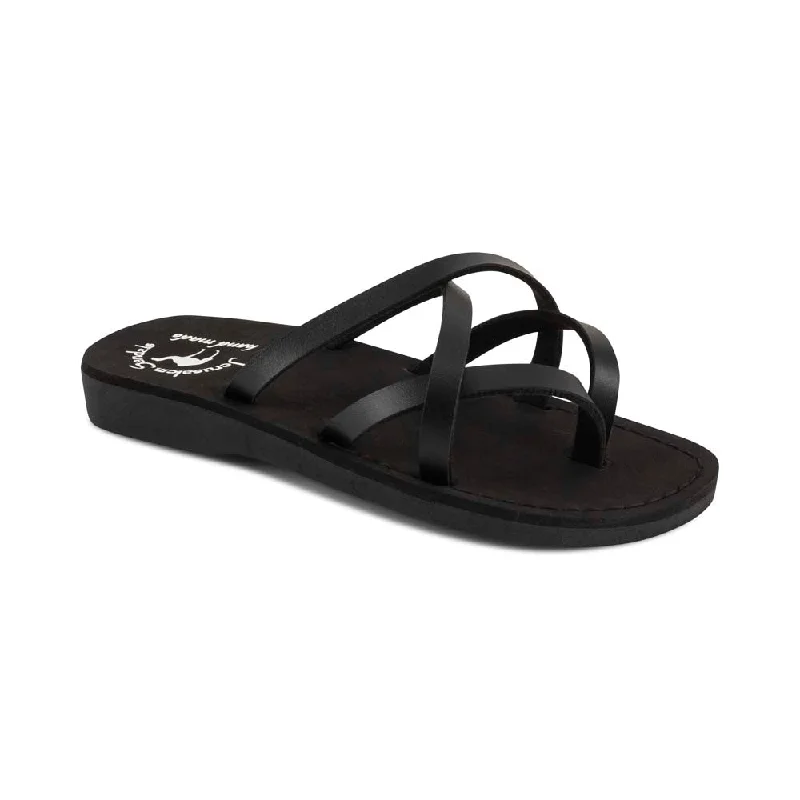 Tamar Vegan - Leather Alternative Sandal | Black