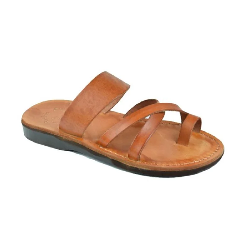 The Good Shepherd - Leather Toe Loop Sandal | Honey