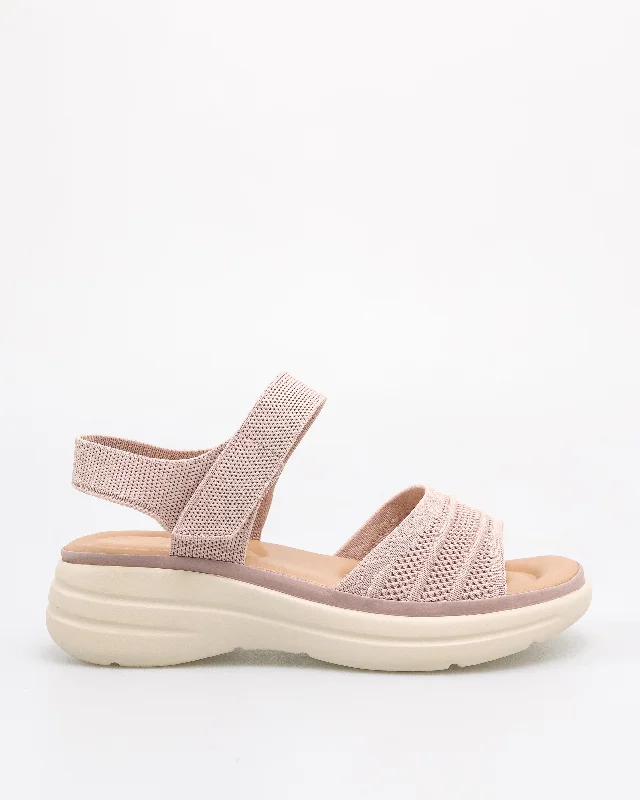 Tomaz NN419 Ladies Knitted Sandals (Pink)