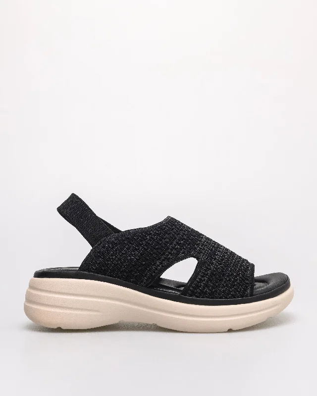 Tomaz NN421 Ladies Knit Slingback Sandals (Black)