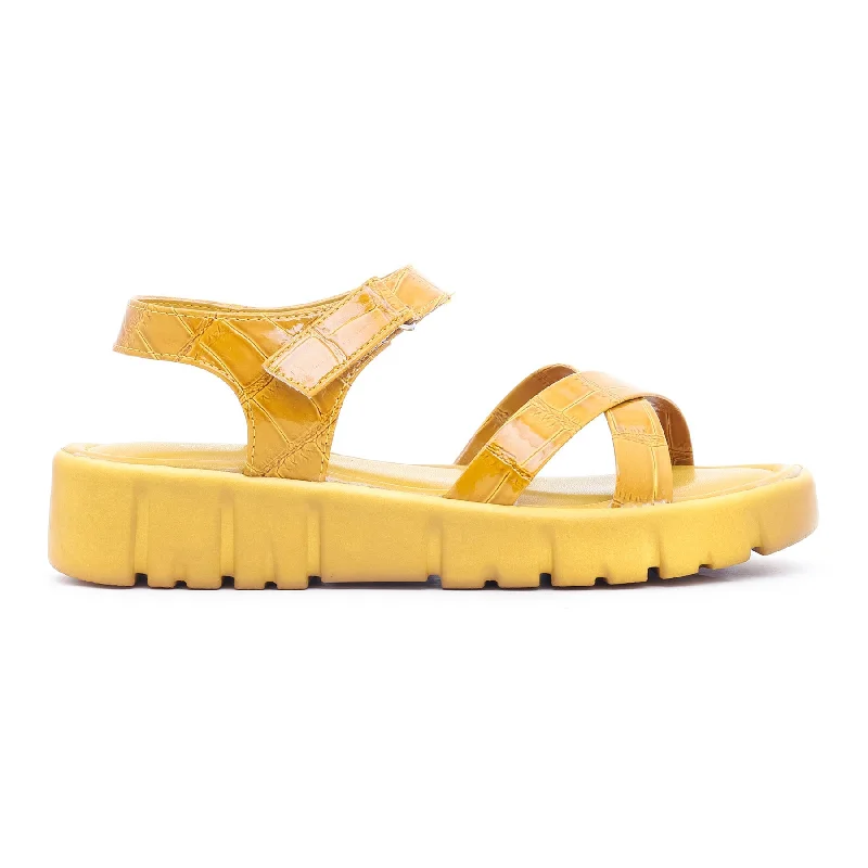 Elastic - Strap Women's Sandals with a Padded Toe in Teal for Easy On - and - OffYellow Formal Sandal FR4917 Elastic - Strap Women's Sandals with a Padded Toe in Teal for Easy On - and - OffYellow Formal Sandal FR4917