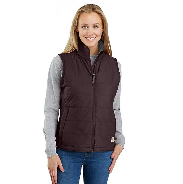 Women's Rain Defender Puffer Vest - Relaxed Fit - Blackberry