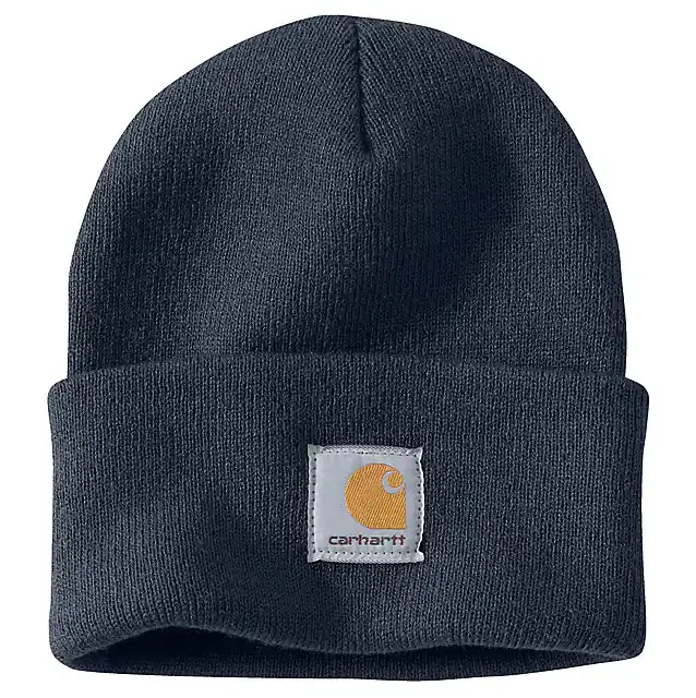 Knit Cuffed Beanie - Navy