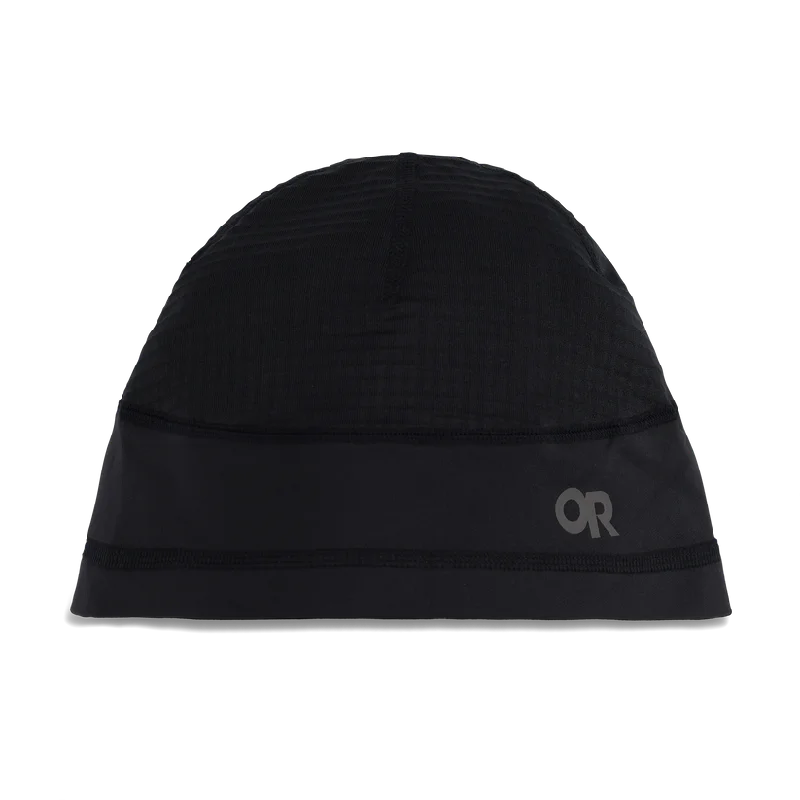 Vigor Grid Fleece Beanie - Black