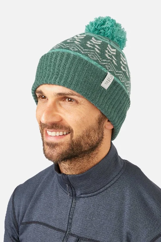 Khroma Bobble Beanie - Green Slate/Glacier Blue