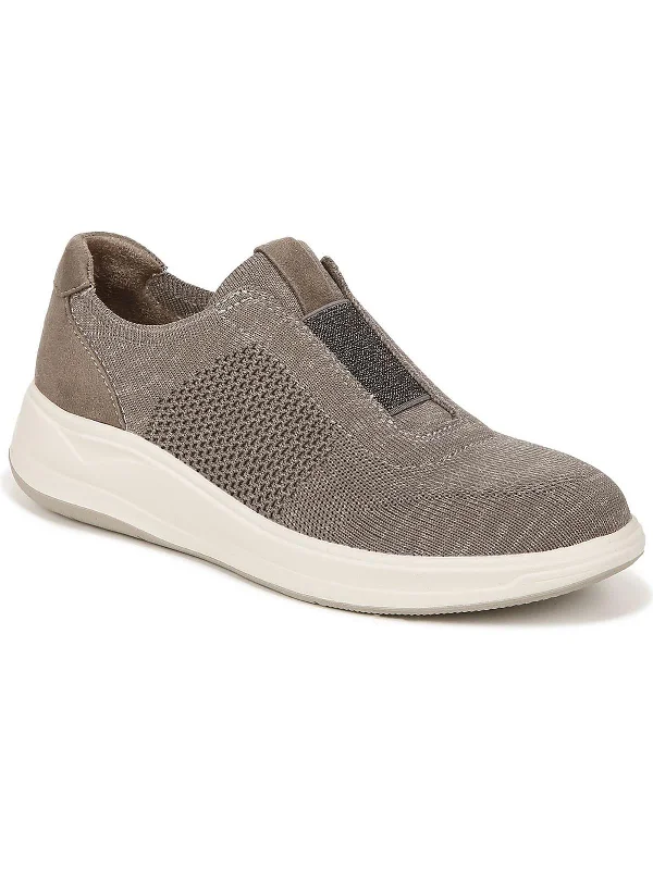 Trophy Womens Knit Lifestyle Slip-On Sneakers