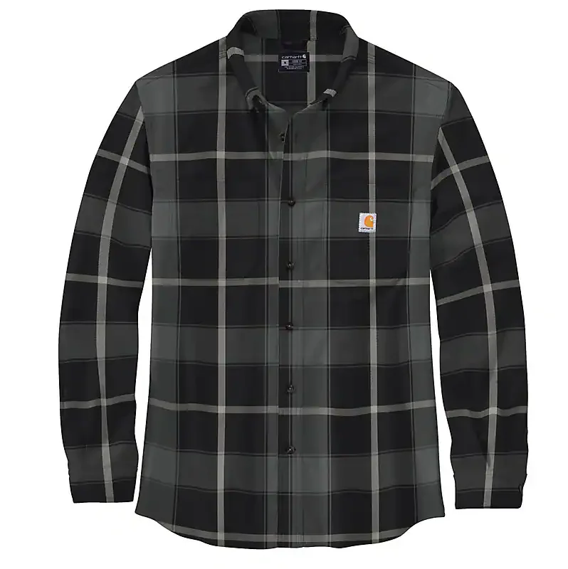 Andy Carhartt Black Long sleeve Flannel