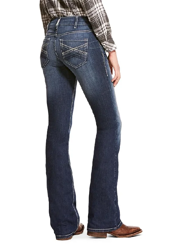 Ariat 10028920 Womens REAL Mid Rise Stretch Margot Stackable Straight Leg Jean