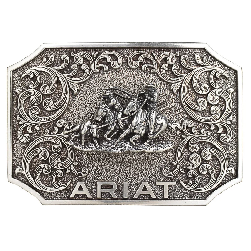 Ariat Rectangle Team Roper Belt Buckle