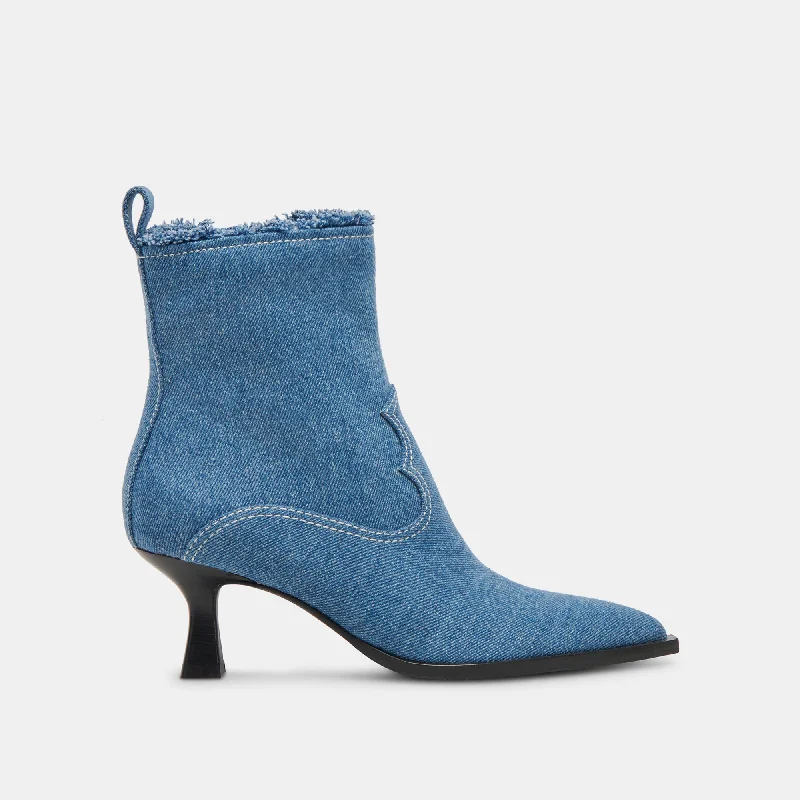 AUSTIN BOOTS BLUE DENIM