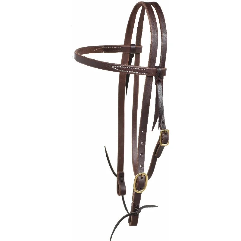 Berlin Custom Leather Day Workers Browband Headstall