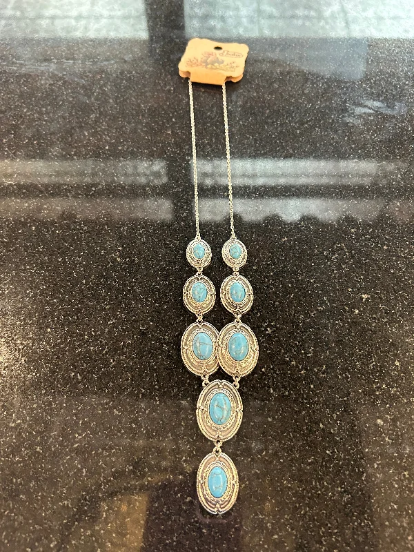 Concho Lariat Necklace