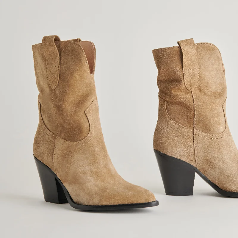 JETRO BOOTS KHAKI SUEDE