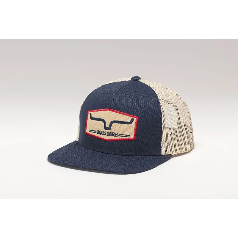 Kimes Ranch Navy Replay Trucker Cap