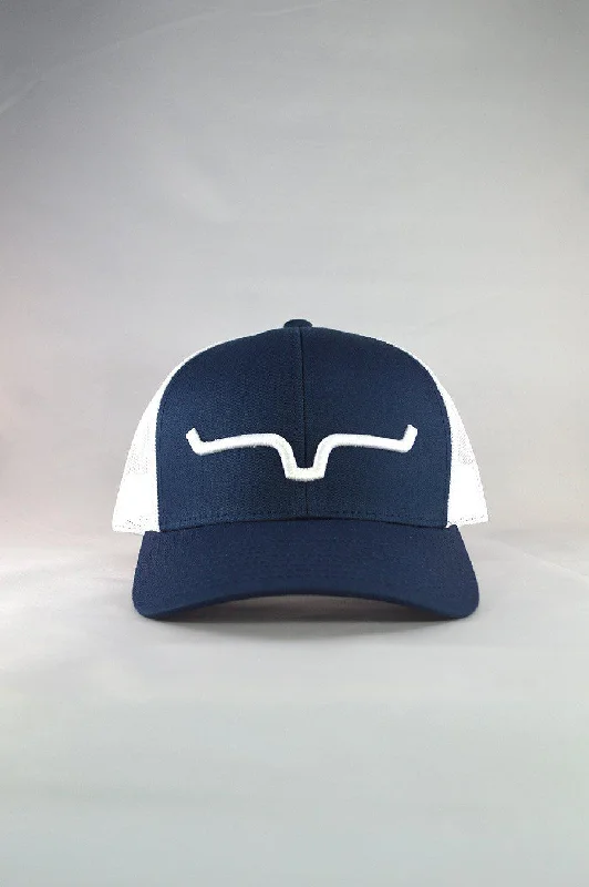 Kimes Ranch Weekly Trucker Navy/White