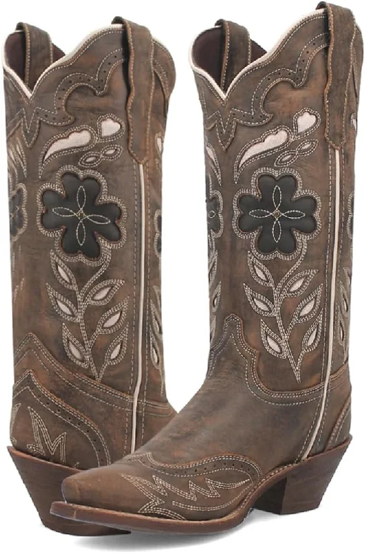 LADIES LAREDO ZURI LEATHER WESTERN BOOTS 54268