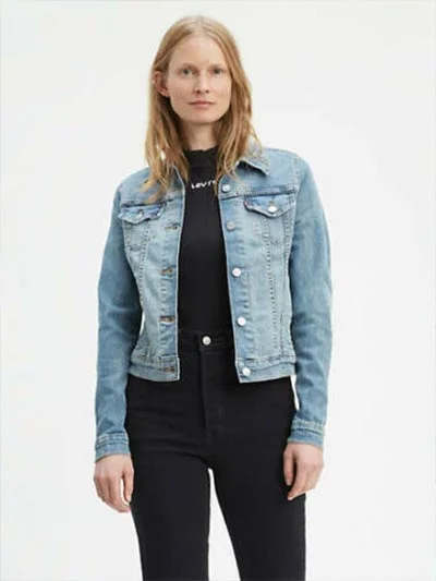 Levi's 299450012 Womens Original Trucker Denim Jacket Jeanie