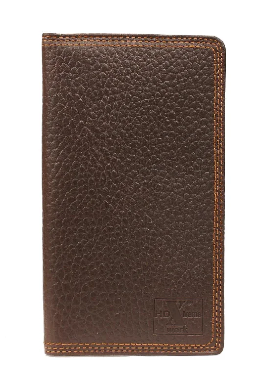 Nocona Brown HD Xtreme Rodeo Work Wallet with Triple Stitched Edge