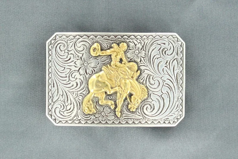 Nocona Bucking Bronco Belt Buckle