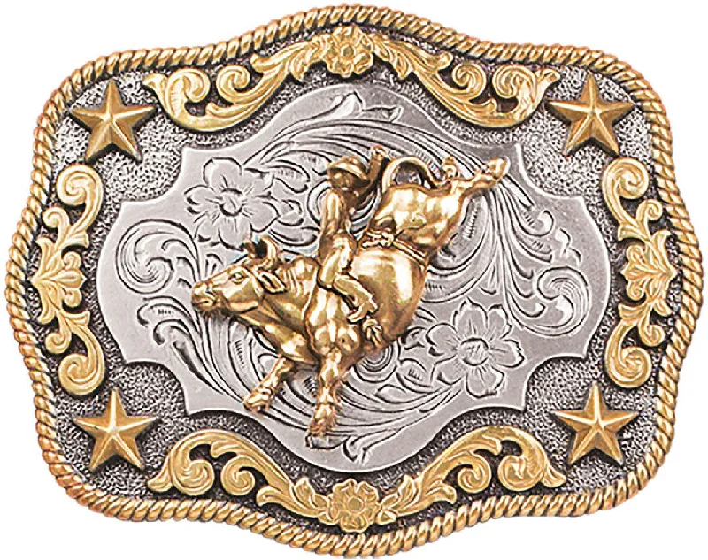 Nocona Youth Bull Rider Belt Buckle