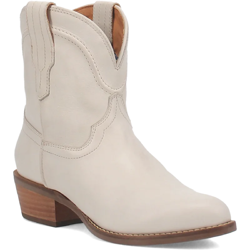 Online Exclusive | Dingo | Seguaro Leather Bootie in White **PREORDER