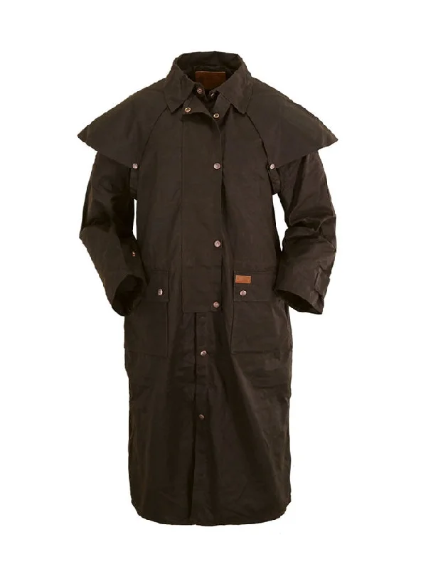 Outback Trading Company 2042-BRN Oilskin Low Rider Duster Brown