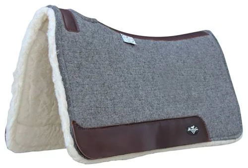 Professionals Choice Deluxe 100% Wool Fleece Bottom Saddle Pad