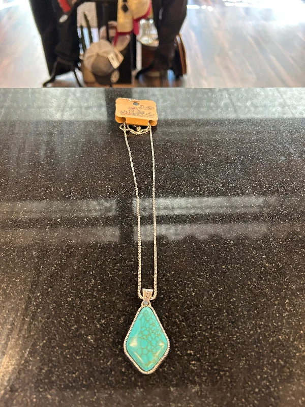 Turquoise TearDrop Pendant