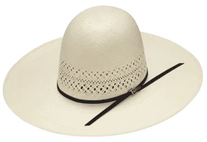 Twister Natural Open Crown Shantung Straw Hat