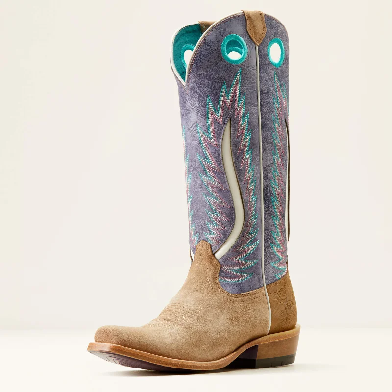 WOMEN'S 10051018 Futurity Fort Worth Western Boot TRULY TAUPE|LAVENDER FIELDS